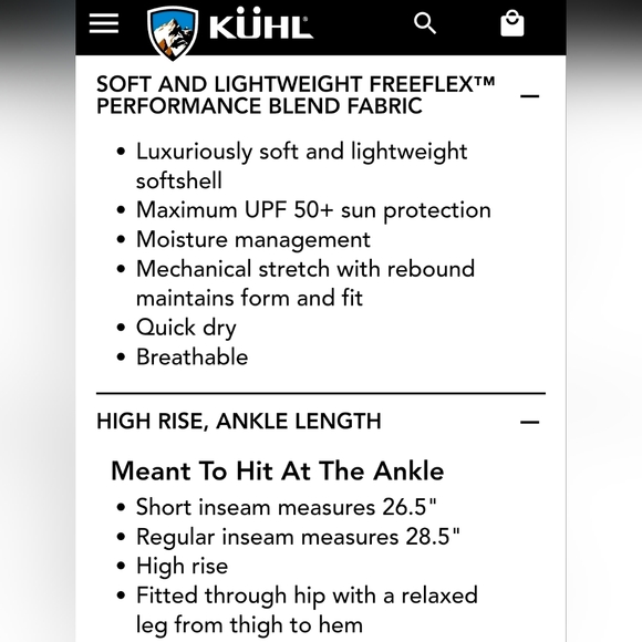 Kuhl "Freeflex Joggr" Pants Black Koal | Women's Size L - Picture 12 of 14